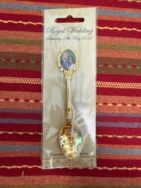 2018 royal wedding commemoration spoon